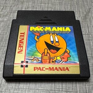 Pac-Mania Game Cartridge - Black 1991 series